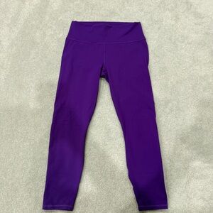 Fabletics 7/8 Length,  Vibrant Purple Leggings